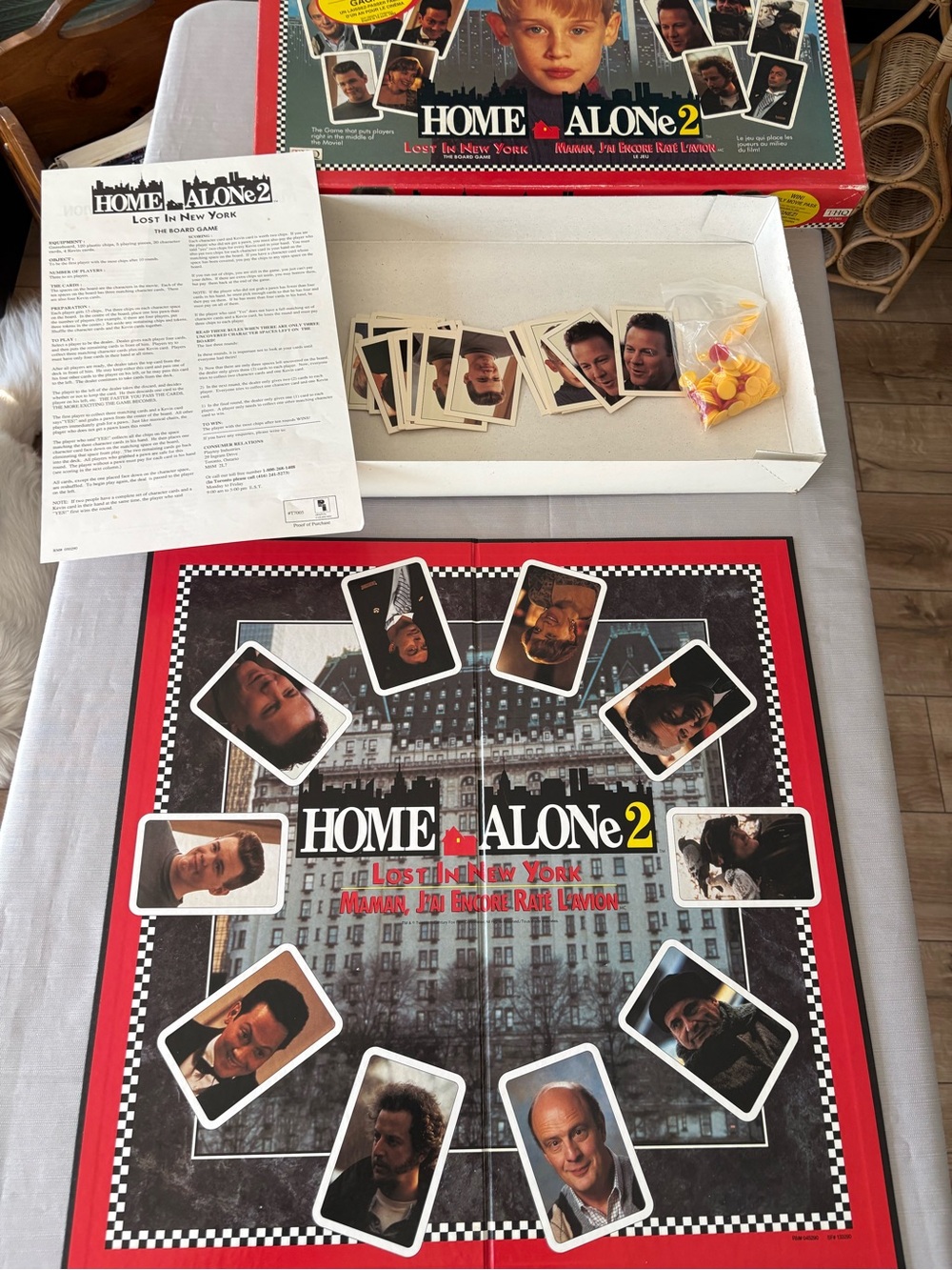 Home Alone 2 Vintage Board Game.